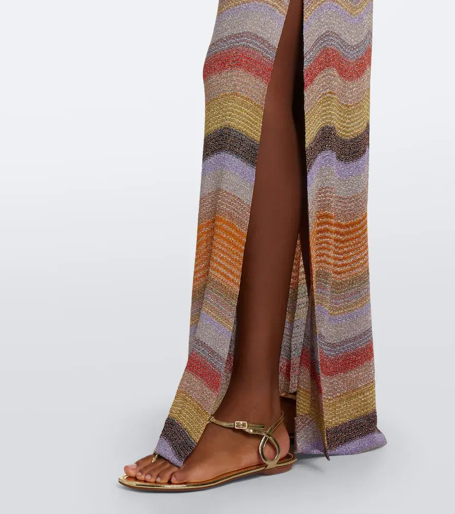 Missoni Wave gathered open-back lamé gown | Thumbnail 4