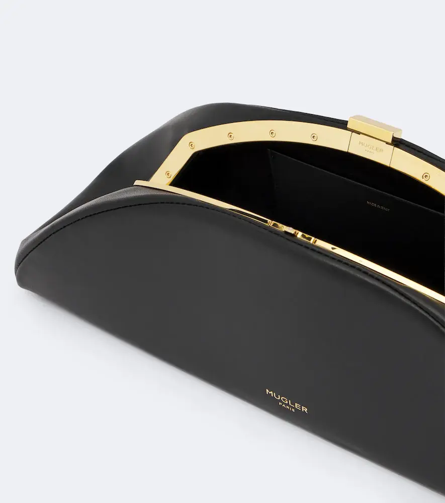 Mugler Lua leather clutch | Thumbnail 3