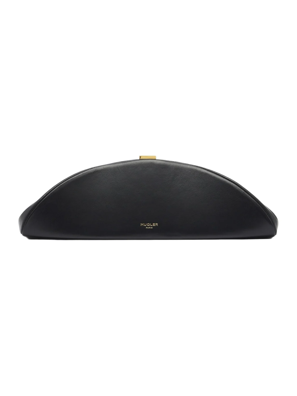 Mugler Lua leather clutch