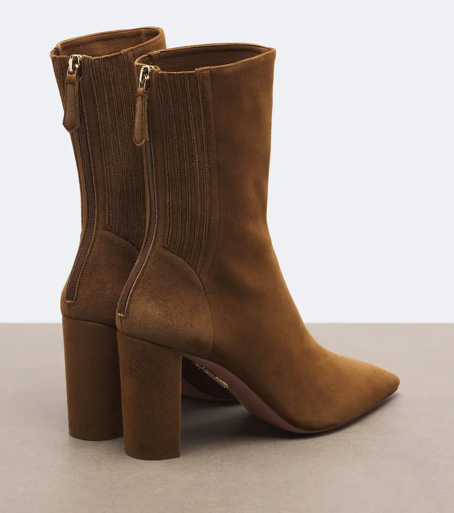 Aquazzura Saint Honoré suede ankle boots | Thumbnail 3