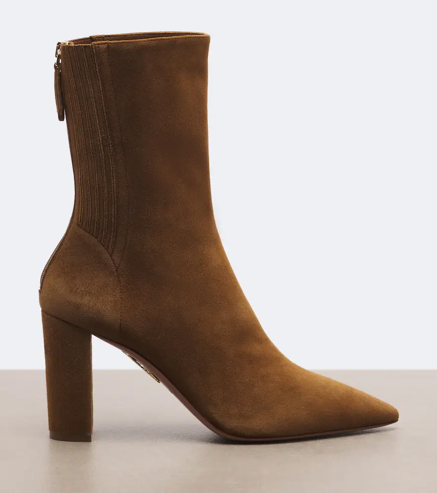 Aquazzura Saint Honoré suede ankle boots | Thumbnail 4
