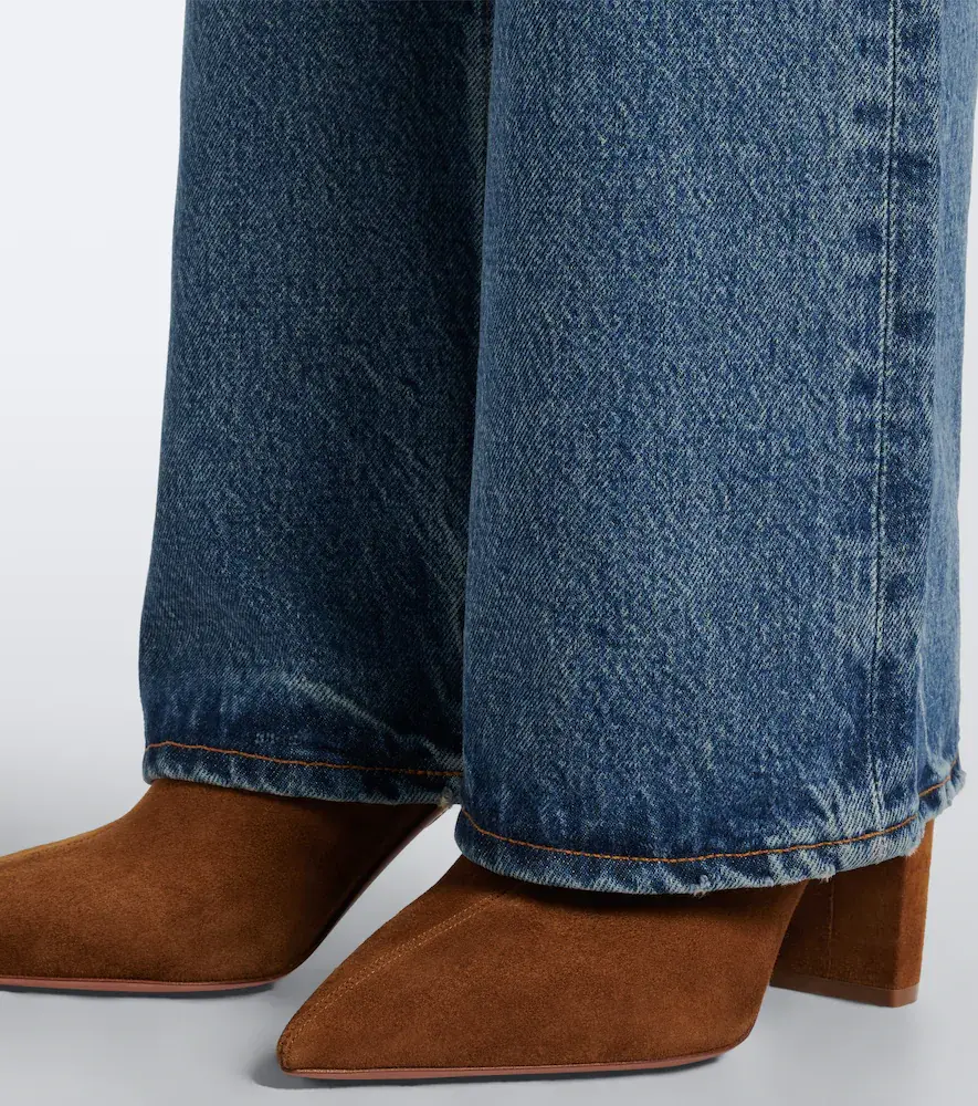 Aquazzura Saint Honoré suede ankle boots | Thumbnail 6