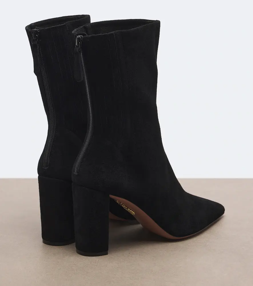 Aquazzura Saint Honoré suede ankle boots | Thumbnail 3