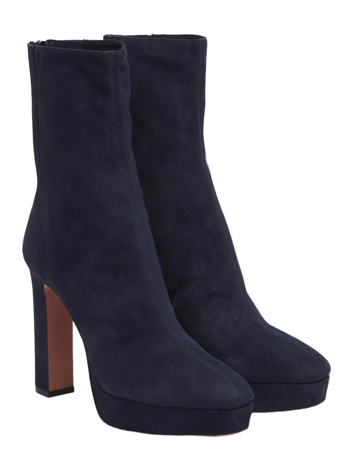 Aquazzura Martine suede platform ankle boots