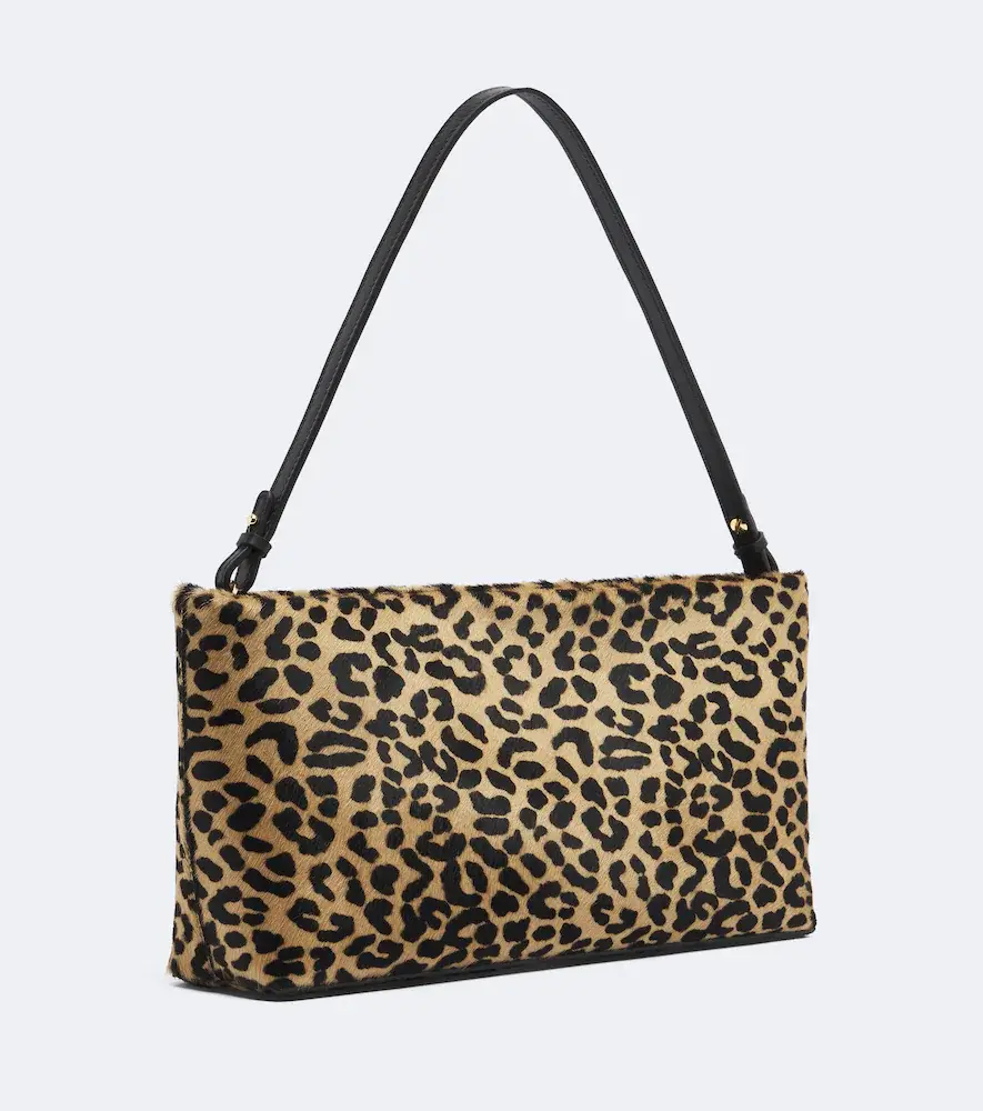 AMANU Mali leopard-print calf hair clutch | Thumbnail 3