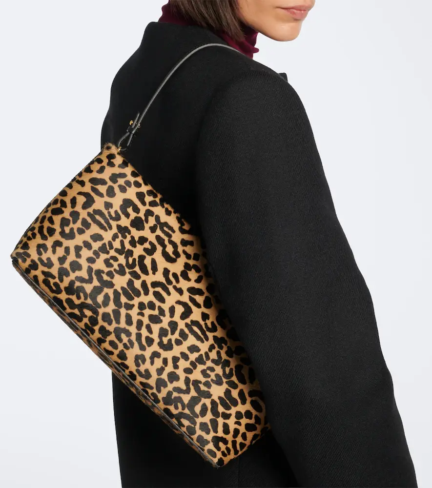 AMANU Mali leopard-print calf hair clutch | Thumbnail 5
