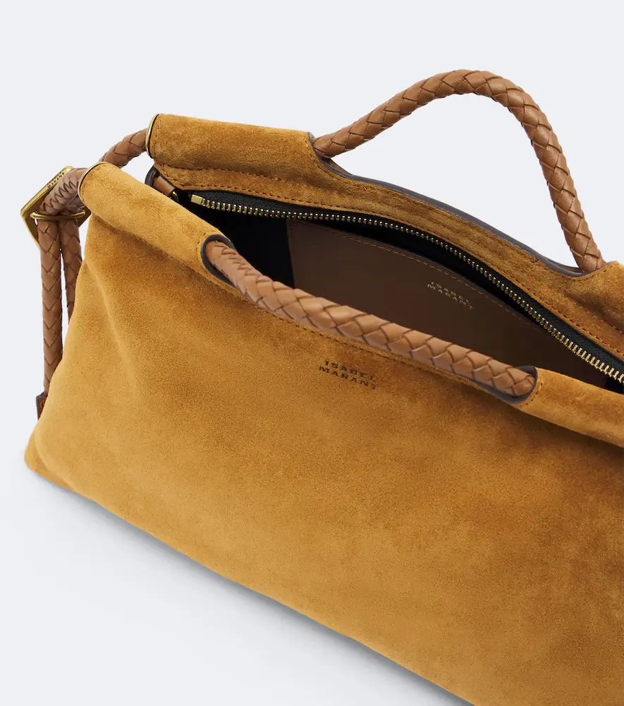 Isabel Marant Pipa Medium suede top-handle bag | Thumbnail 2 Isabel Marant Pipa Medium suede top-handle bag | Thumbnail 2