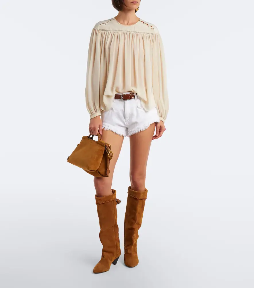 Isabel Marant Pipa Medium suede top-handle bag | Thumbnail 7 Isabel Marant Pipa Medium suede top-handle bag | Thumbnail 7