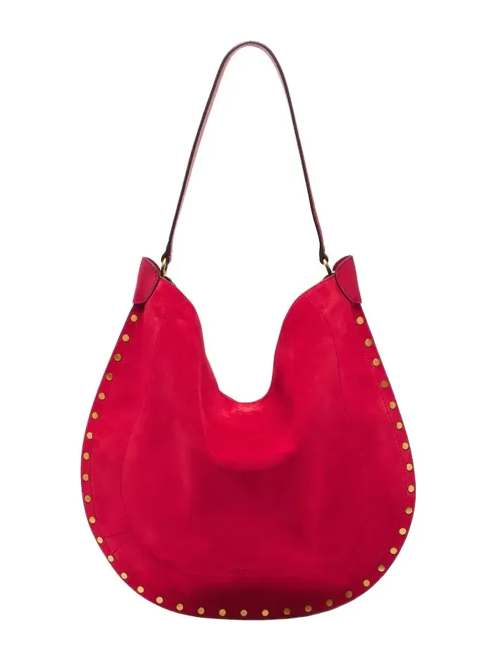 Oskan suede shoulder bag