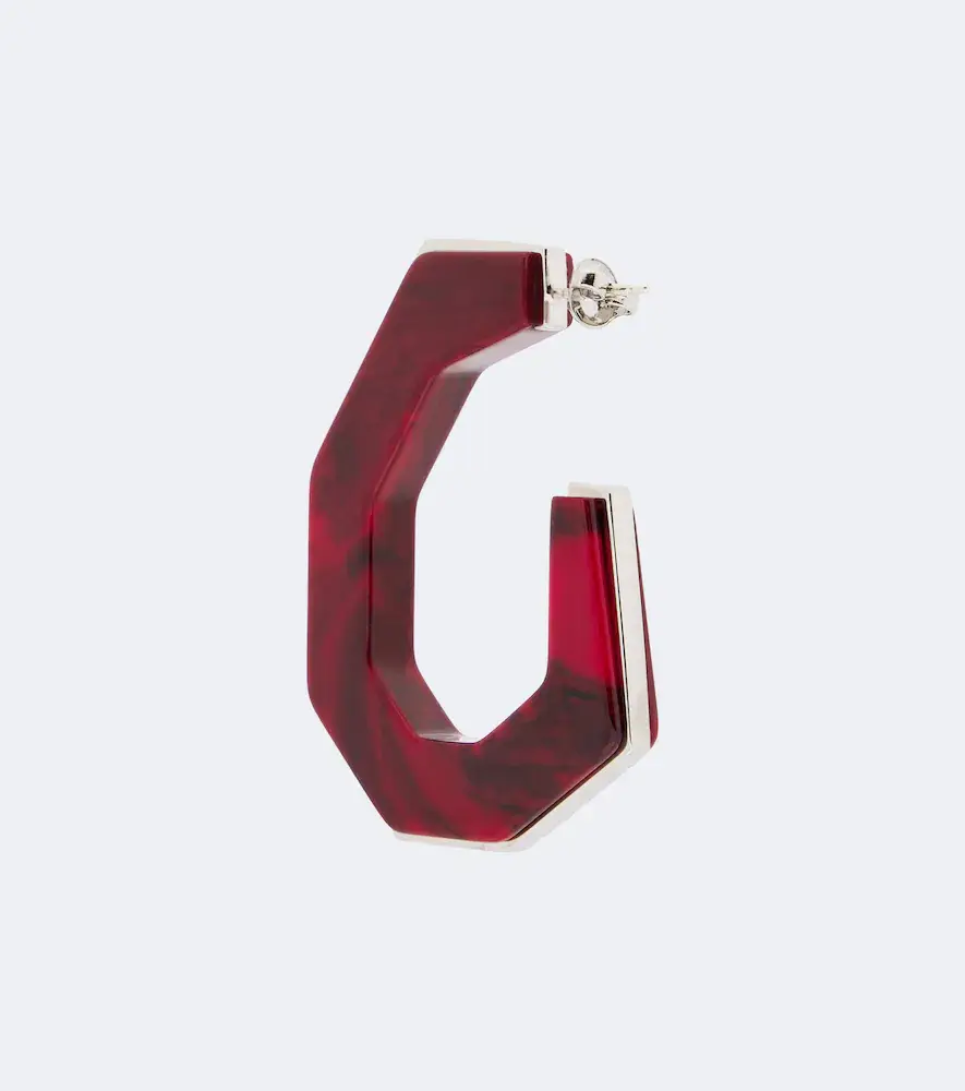 Isabel Marant Liu embellished hoop earrings | Thumbnail 2 Isabel Marant Liu embellished hoop earrings | Thumbnail 2