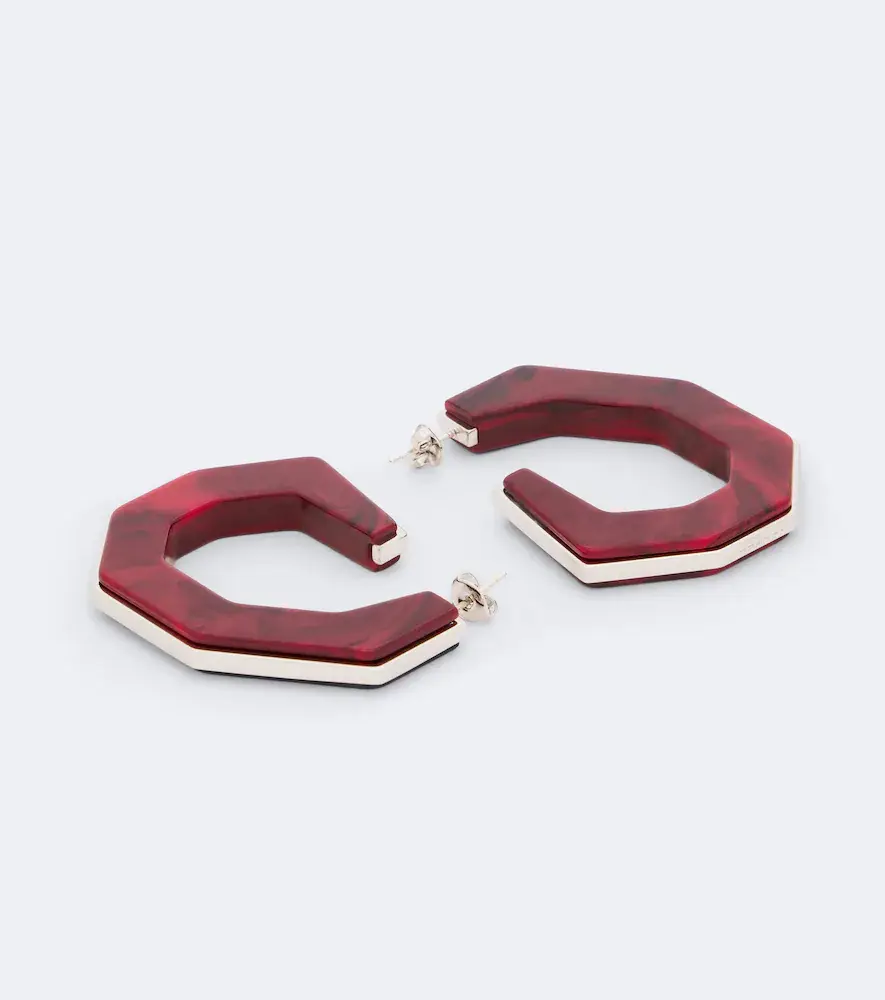 Isabel Marant Liu embellished hoop earrings | Thumbnail 3 Isabel Marant Liu embellished hoop earrings | Thumbnail 3