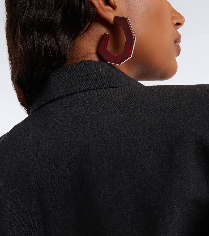 Isabel Marant Liu embellished hoop earrings | Thumbnail 5 Isabel Marant Liu embellished hoop earrings | Thumbnail 5