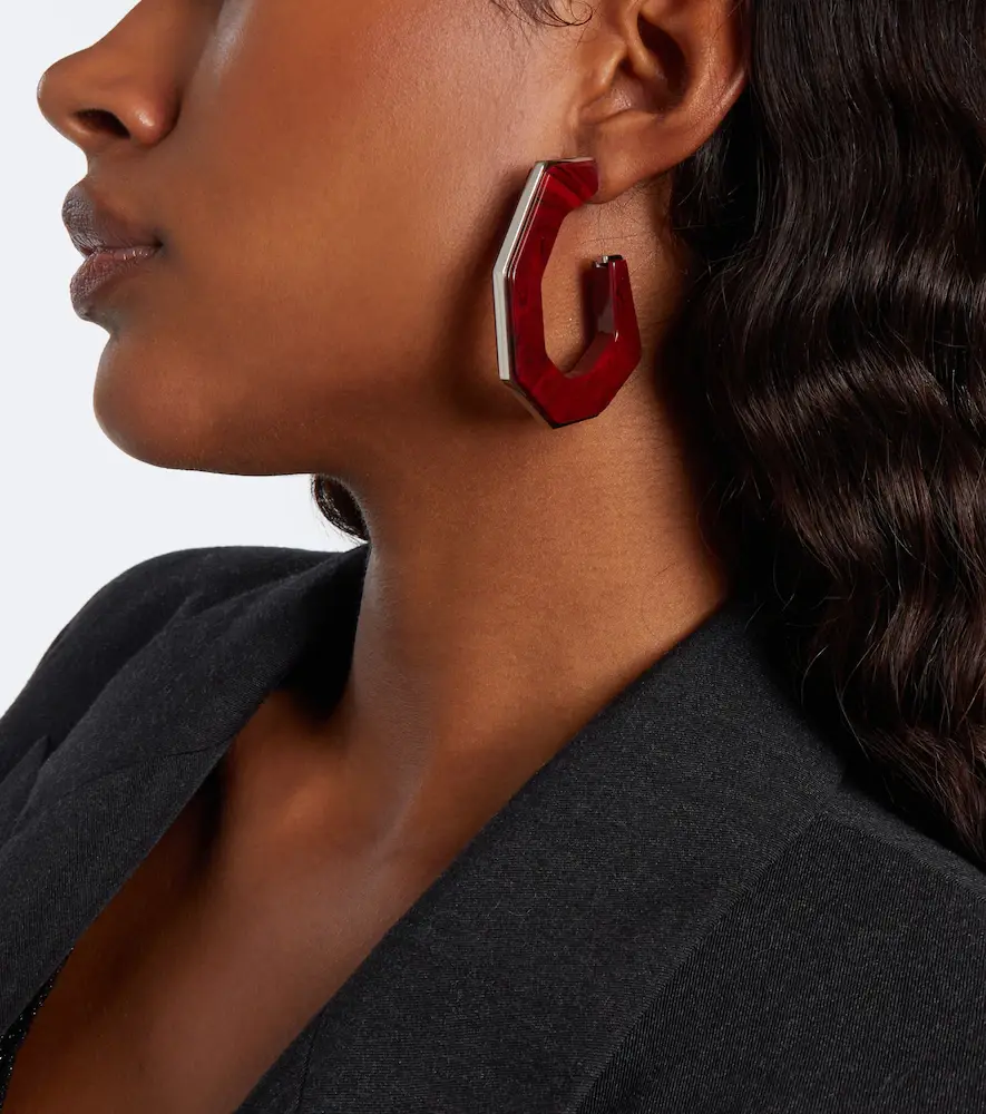 Isabel Marant Liu embellished hoop earrings | Thumbnail 6 Isabel Marant Liu embellished hoop earrings | Thumbnail 6
