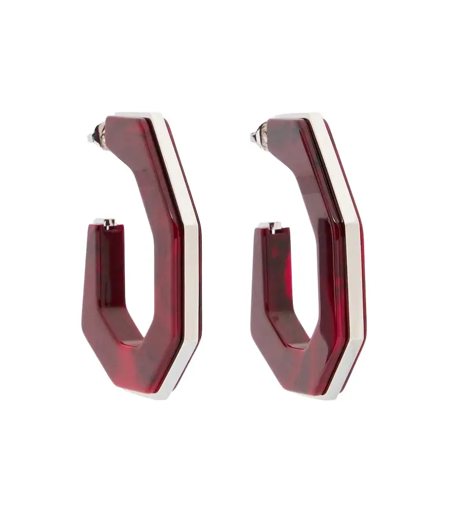 Liu embellished hoop earrings Liu embellished hoop earrings