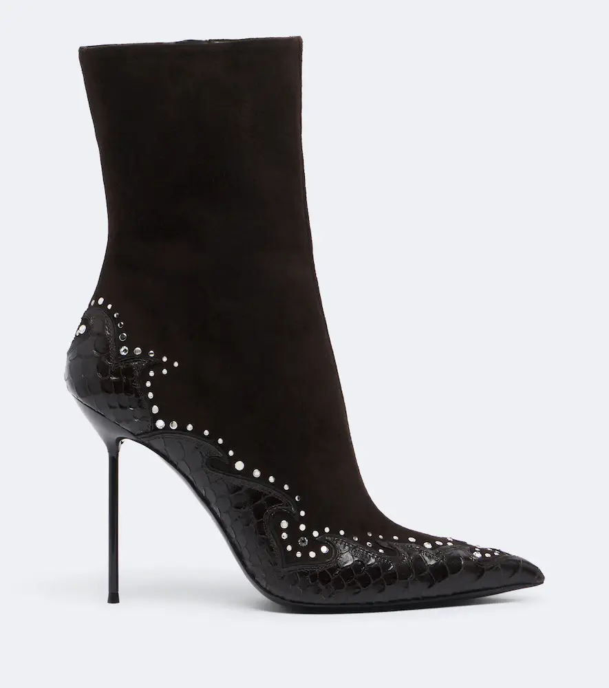 Paris Texas Lidia Queen of Hearts leather ankle boots | Thumbnail 2 Paris Texas Lidia Queen of Hearts leather ankle boots | Thumbnail 2