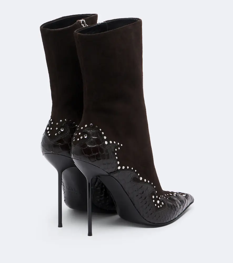 Paris Texas Lidia Queen of Hearts leather ankle boots | Thumbnail 3 Paris Texas Lidia Queen of Hearts leather ankle boots | Thumbnail 3