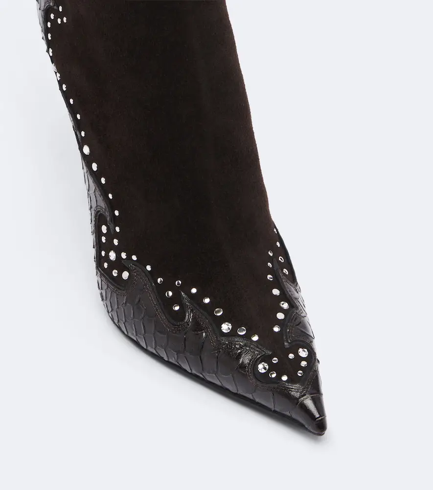 Paris Texas Lidia Queen of Hearts leather ankle boots | Thumbnail 4 Paris Texas Lidia Queen of Hearts leather ankle boots | Thumbnail 4