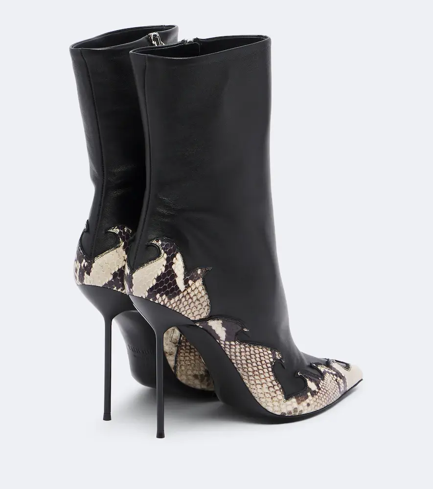 Paris Texas Lidia Queen of Hearts leather ankle boots | Thumbnail 2 Paris Texas Lidia Queen of Hearts leather ankle boots | Thumbnail 2