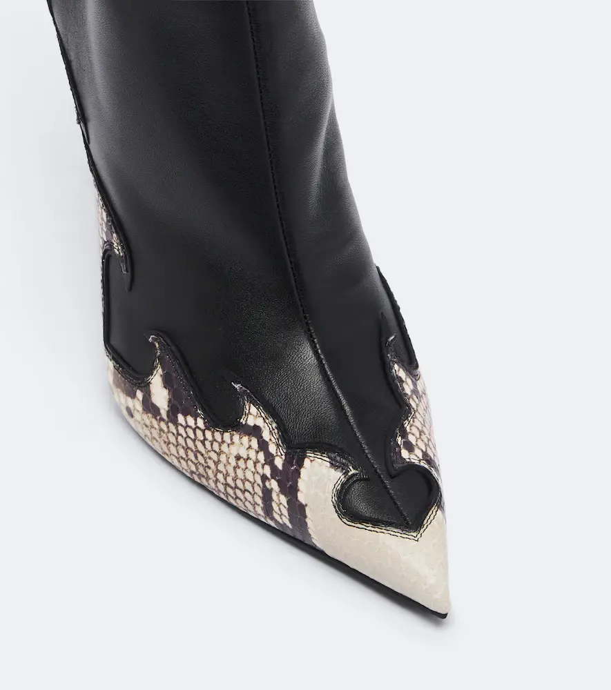 Paris Texas Lidia Queen of Hearts leather ankle boots | Thumbnail 3 Paris Texas Lidia Queen of Hearts leather ankle boots | Thumbnail 3