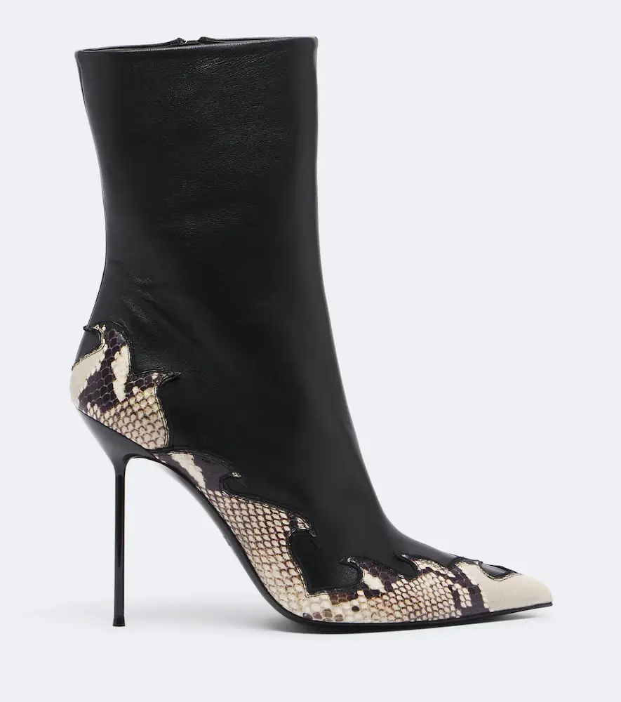 Paris Texas Lidia Queen of Hearts leather ankle boots | Thumbnail 4 Paris Texas Lidia Queen of Hearts leather ankle boots | Thumbnail 4