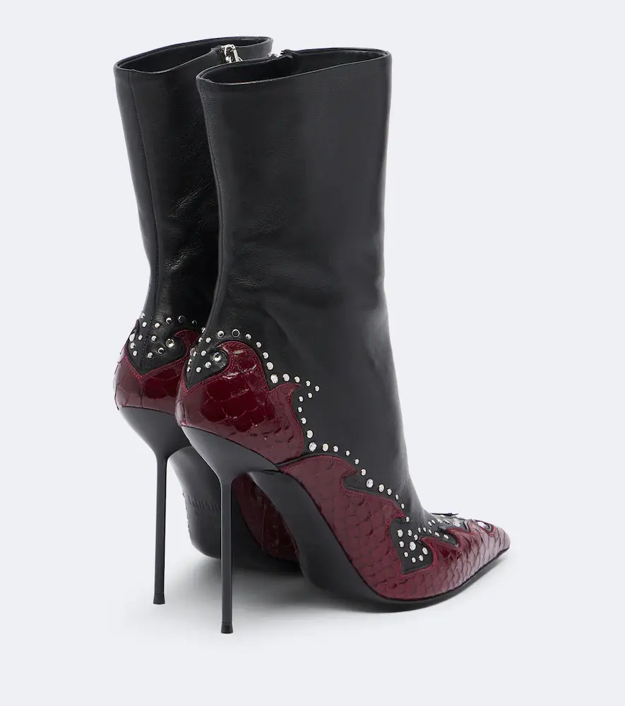 Paris Texas Lidia Queen of Hearts leather ankle boots | Thumbnail 2 Paris Texas Lidia Queen of Hearts leather ankle boots | Thumbnail 2