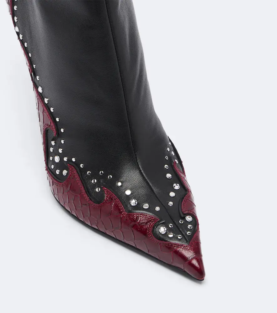 Paris Texas Lidia Queen of Hearts leather ankle boots | Thumbnail 3 Paris Texas Lidia Queen of Hearts leather ankle boots | Thumbnail 3