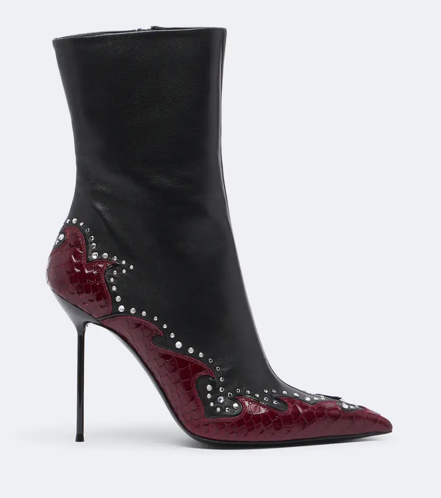 Paris Texas Lidia Queen of Hearts leather ankle boots | Thumbnail 4 Paris Texas Lidia Queen of Hearts leather ankle boots | Thumbnail 4
