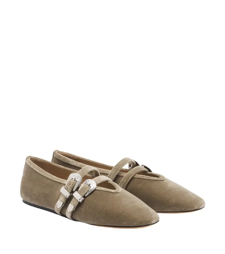 Le Monde Béryl Le Monde Béryl Claudia velvet ballet flats