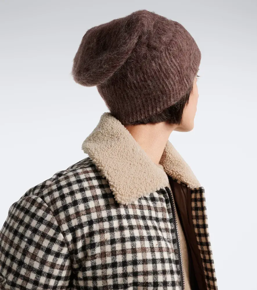 Brunello Cucinelli Mohair, alpaca, and wool beanie | Thumbnail 4 Brunello Cucinelli Mohair, alpaca, and wool beanie | Thumbnail 4
