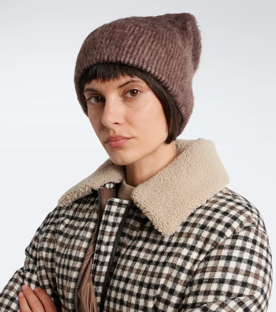 Brunello Cucinelli Mohair, alpaca, and wool beanie | Thumbnail 5 Brunello Cucinelli Mohair, alpaca, and wool beanie | Thumbnail 5