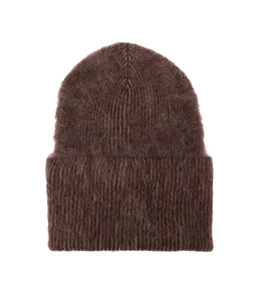 Mohair, alpaca, and wool beanie Mohair, alpaca, and wool beanie