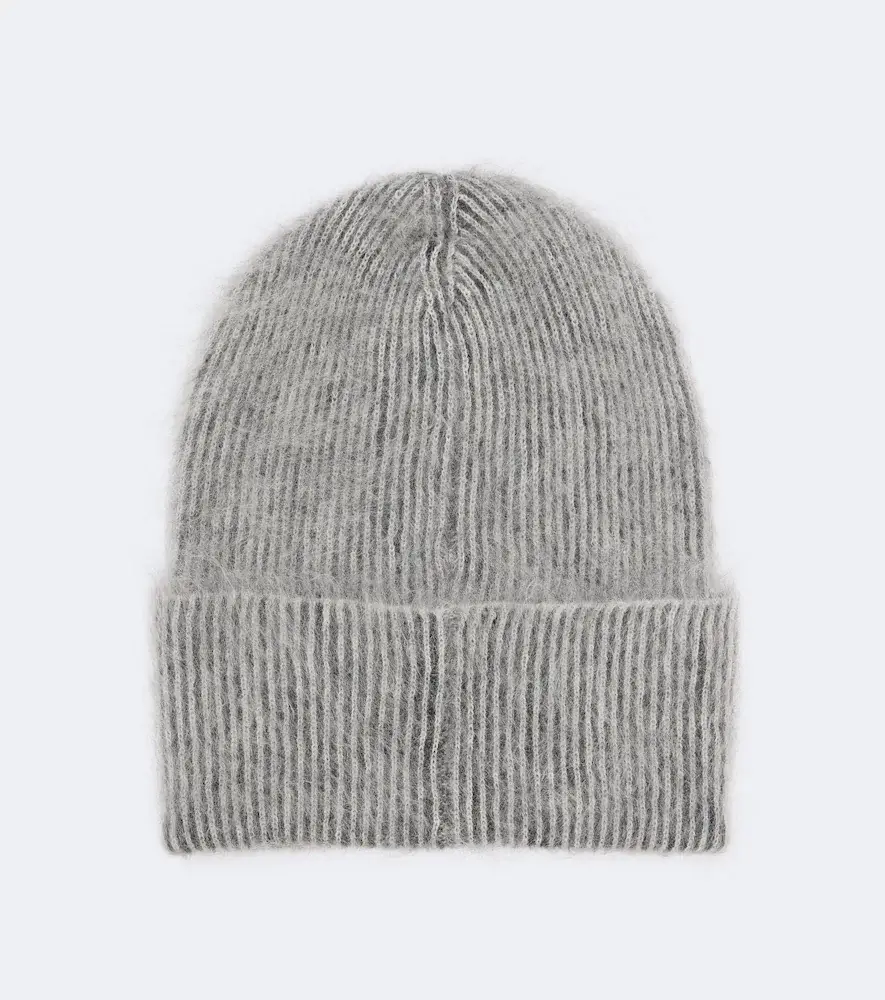 Brunello Cucinelli Ribbed-knit mohair and wool-blend beanie | Thumbnail 2 Brunello Cucinelli Ribbed-knit mohair and wool-blend beanie | Thumbnail 2
