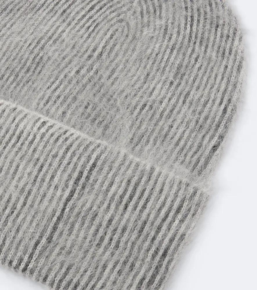 Brunello Cucinelli Ribbed-knit mohair and wool-blend beanie | Thumbnail 3 Brunello Cucinelli Ribbed-knit mohair and wool-blend beanie | Thumbnail 3