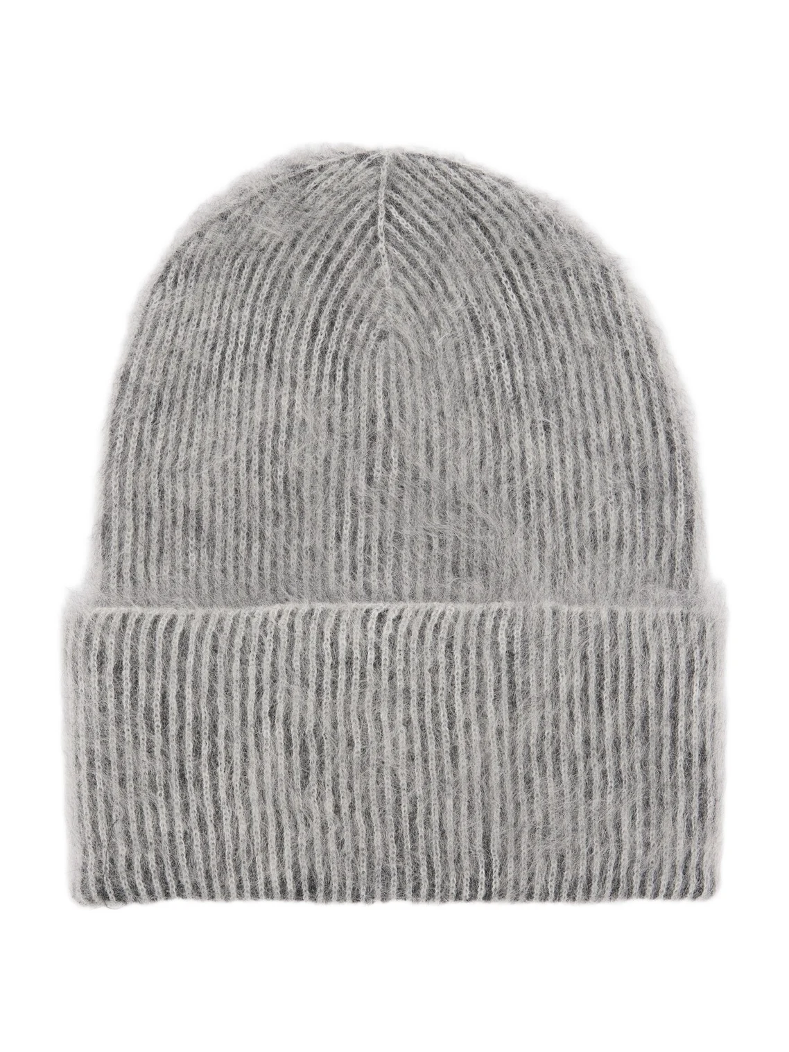 Ribbed-knit mohair and wool-blend beanie