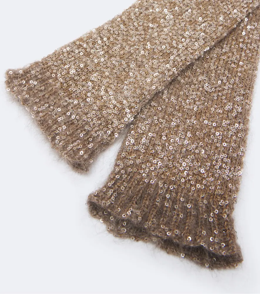 Brunello Cucinelli Sequined gloves | Thumbnail 2