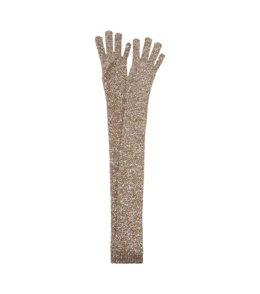 Sequined gloves Sequined gloves