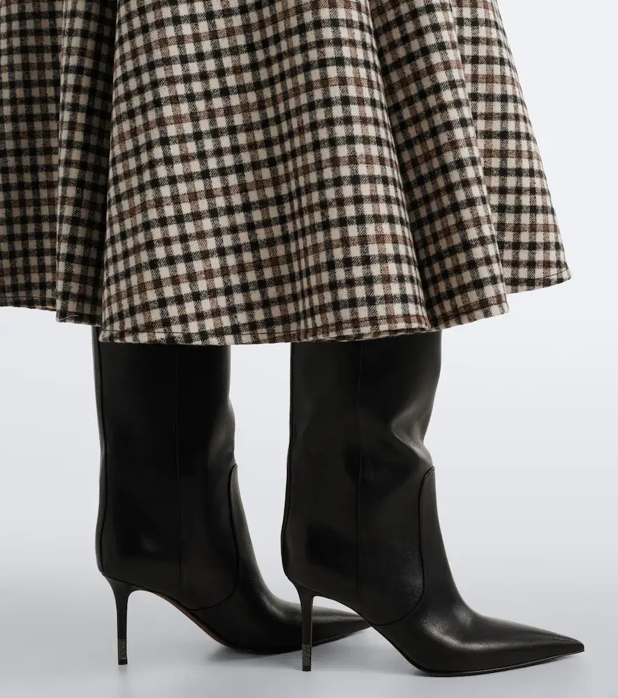 Brunello Cucinelli Monili leather knee-high boots | Thumbnail 5 Brunello Cucinelli Monili leather knee-high boots | Thumbnail 5