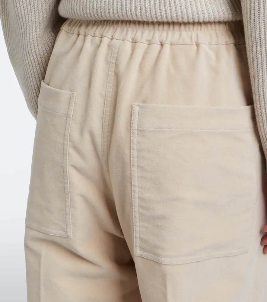 Brunello Cucinelli Cotton wide-leg pants | Thumbnail 2