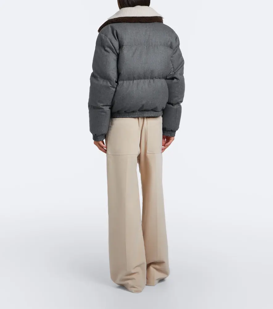 Brunello Cucinelli Cotton wide-leg pants | Thumbnail 3