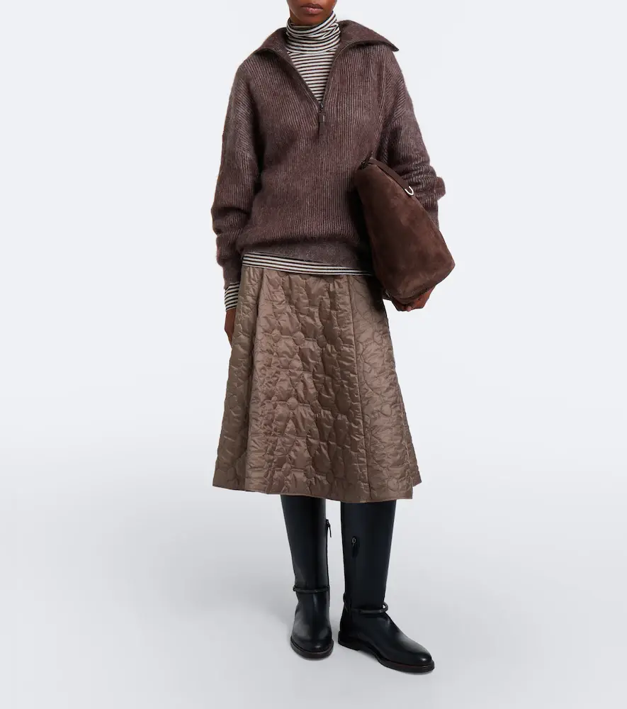 Brunello Cucinelli Striped wool-blend turtleneck sweater | Thumbnail 7 Brunello Cucinelli Striped wool-blend turtleneck sweater | Thumbnail 7