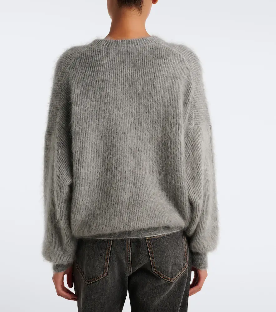 Brunello Cucinelli Mohair and wool-blend sweater | Thumbnail 2 Brunello Cucinelli Mohair and wool-blend sweater | Thumbnail 2