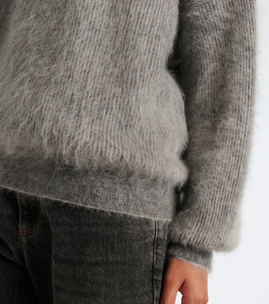 Brunello Cucinelli Mohair and wool-blend sweater | Thumbnail 3 Brunello Cucinelli Mohair and wool-blend sweater | Thumbnail 3