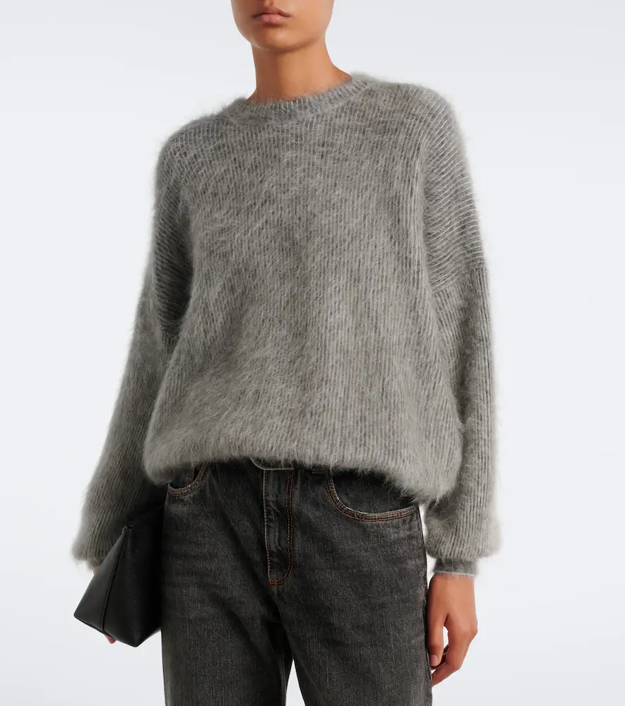 Brunello Cucinelli Mohair and wool-blend sweater | Thumbnail 6 Brunello Cucinelli Mohair and wool-blend sweater | Thumbnail 6