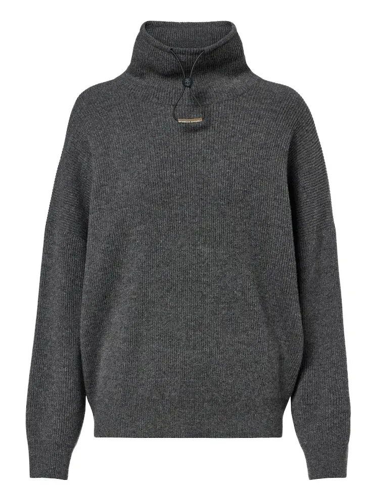 Wool, silk, and cashmere turtleneck sweater Wool, silk, and cashmere turtleneck sweater