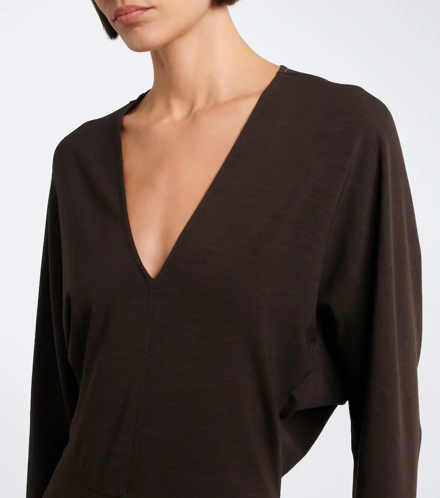 Brunello Cucinelli Monili midi dress | Thumbnail 3 Brunello Cucinelli Monili midi dress | Thumbnail 3