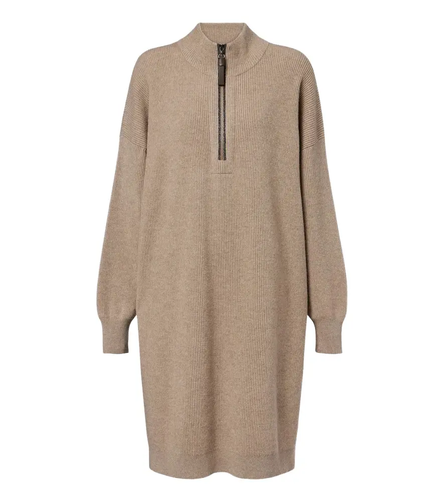 Monili wool, cashmere, and silk minidress Monili wool, cashmere, and silk minidress