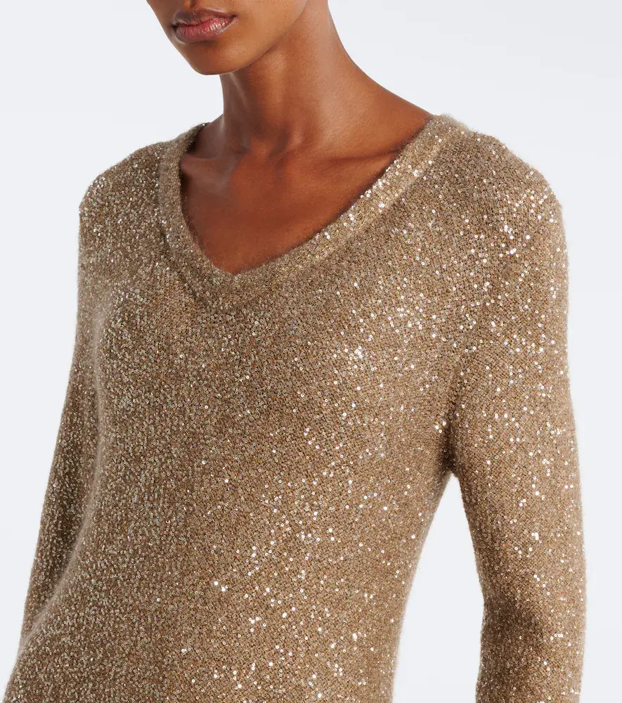 Brunello Cucinelli Sequined maxi dress | Thumbnail 2