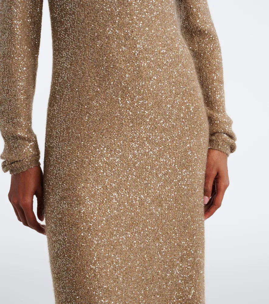 Brunello Cucinelli Sequined maxi dress | Thumbnail 4