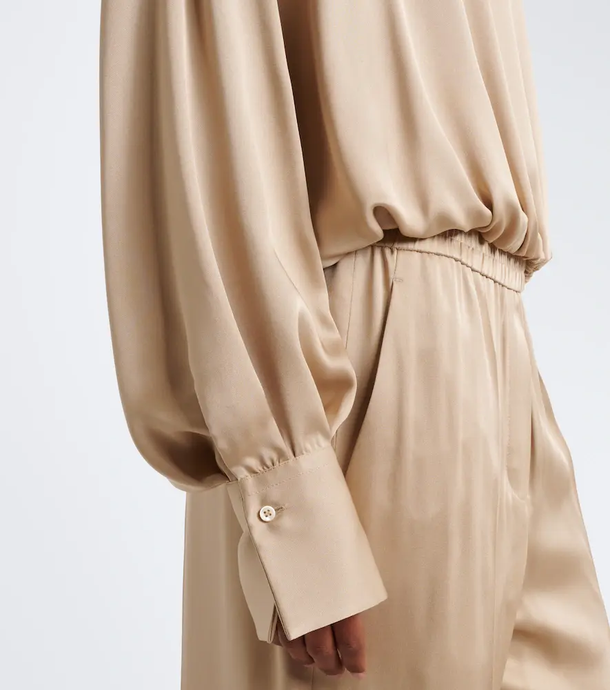 Brunello Cucinelli Silk satin blouse | Thumbnail 5