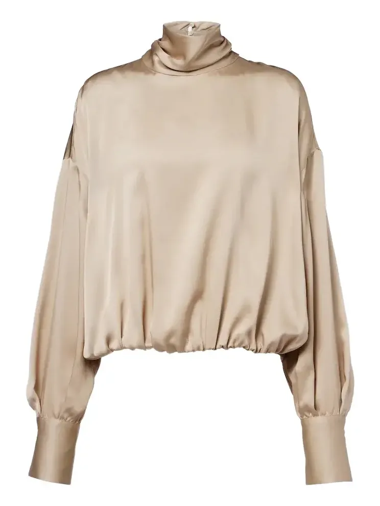 Silk satin blouse